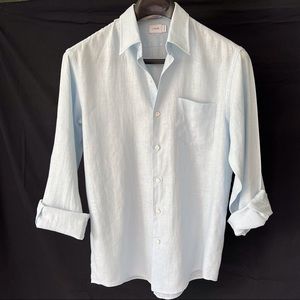 J. CREW Sexy 100% Linen Mens Shirt S